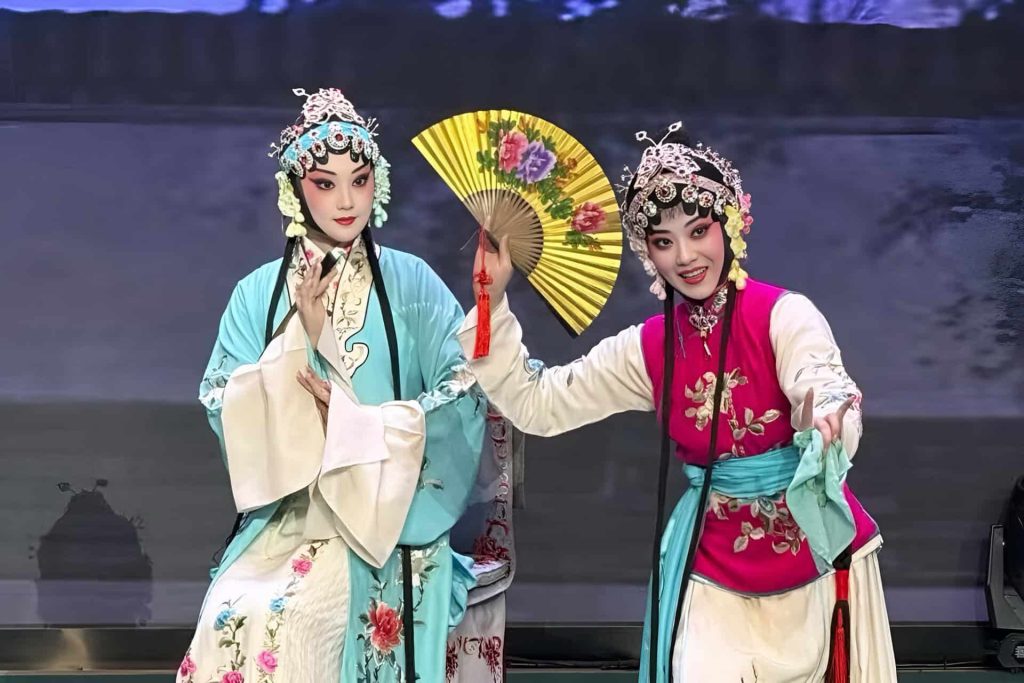 Peking Opera show with traditional face painting at Liyuan Theater Beijing