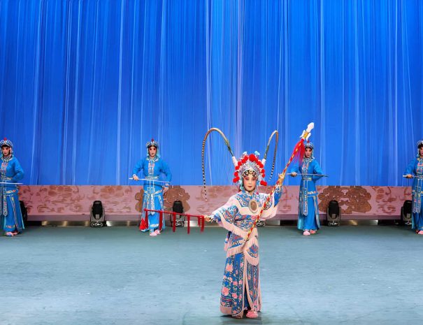 Peking Opera show with traditional face painting at Liyuan Theater Beijing