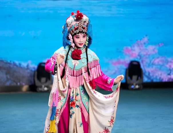 Peking Opera show with traditional face painting at Liyuan Theater Beijing
