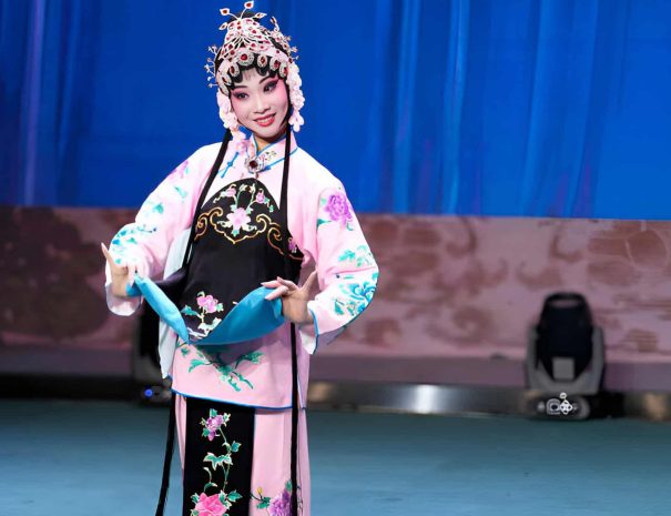 Peking Opera show with traditional face painting at Liyuan Theater Beijing