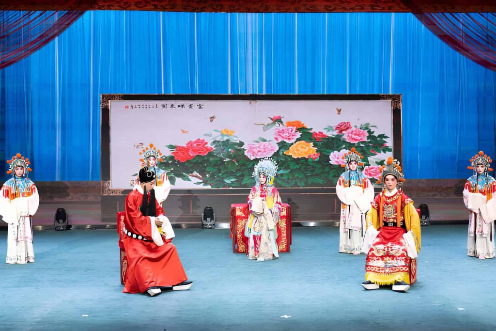 Peking Opera show with traditional face painting at Liyuan Theater Beijing