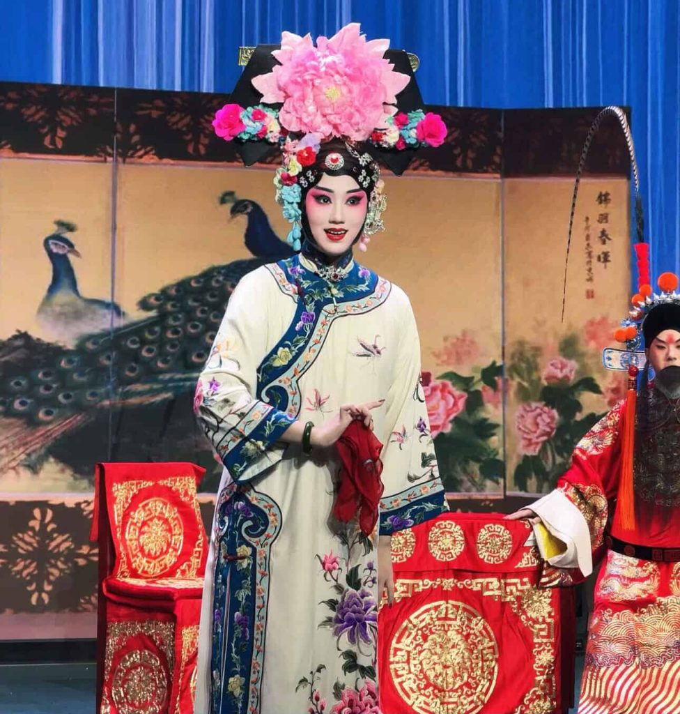 Peking Opera show with traditional face painting at Liyuan Theater Beijing